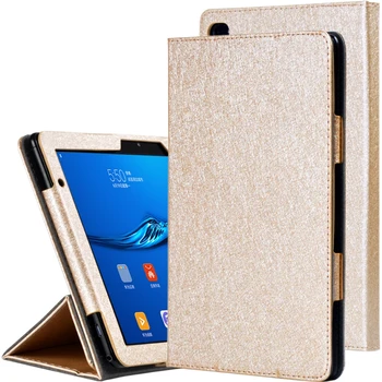 شراءSilking نمط بو الجلود حالة غطاء ل هواوي MediaPad M5 لايت 10 BAH2-L09 BAH2-W19 BAH2-AL09 10.1 بوصة اللوحي ستايلس القلم