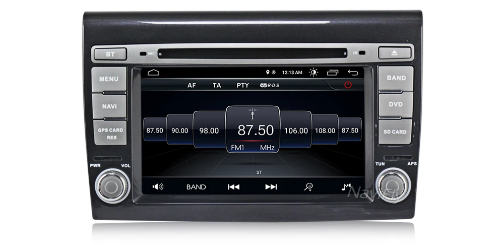 Clearance Navifly Android 8.1 Car radio dvd player For Fiat Bravo 2007 2008 2009 2010 2011 2012 GPS Navigation Autoradio FM Bluetooth Map 13