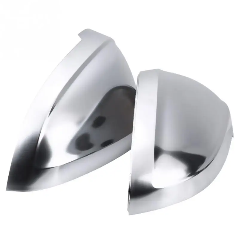

1Pair Rearview Mirror Shell Cover Protection Cap for Audi B9 A4 A5 S4 Matte Chrome