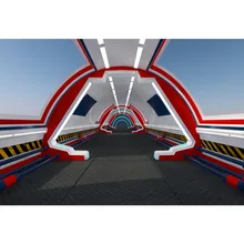 Buy Laeacco Science Fiction Spaceship Interior Scene Photography Background Customized Photographic Backdrop For Photo Studio Free Shipping