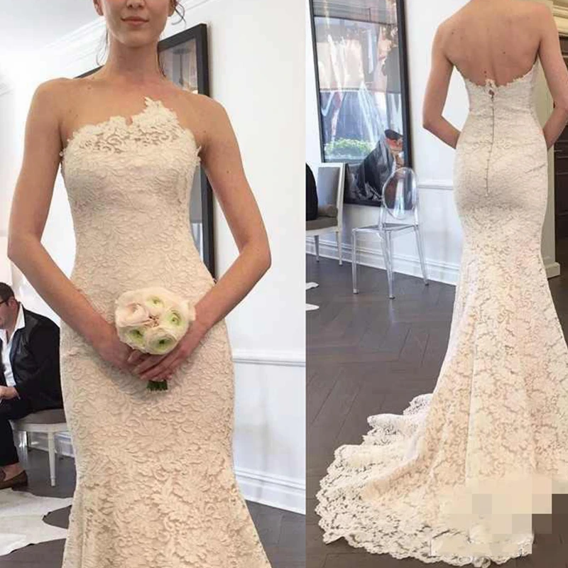 latest-lace-mermaid-wedding-dresses-with-modest-appliques-zipper-back-bridal-wedding-gowns-custom-made-in-china