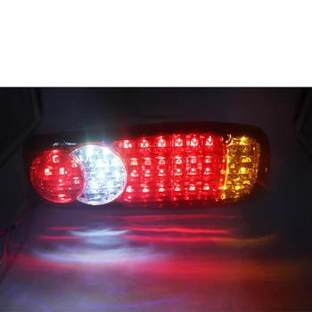 

2X 24V 46 LED TRAILER TRUCK BUS VAN STOP REAR TAIL INDICATOR LIGHTS REVERSE LAMP