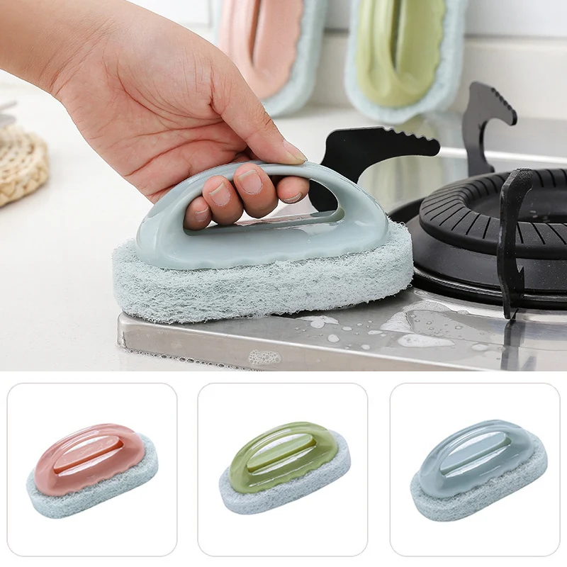 1 шт для кухонного горшка с ручками мощная щетка для ванны плитка для мытья посуды Волшебная сильная дезактивационная губка для чистки