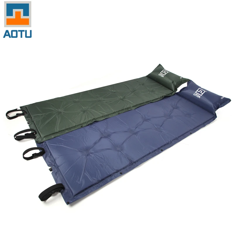 

Auto Inflatable Camping Mat Outdoor Inflatable Cushion Inflatable Sleeping Mat 185X55x2.5cm AT6203