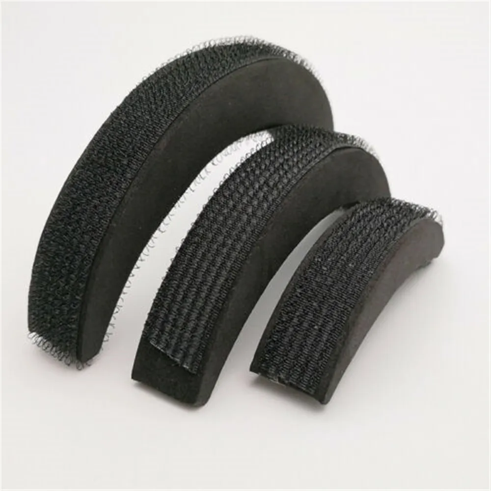 Новый! 3 шт./компл. черные накладки для увеличения объема волос губка вставка