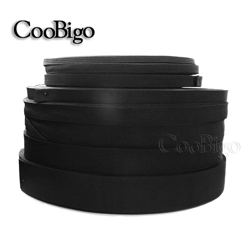 

10yards Multi Size Polypropylene PP Fibre Webbing Ribbon Band Strap Bias Tape Dog Collar Harness Outdoor Backpack Bag Parts