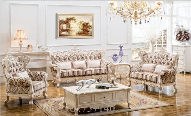 wood and genuine leather living room sets sofa set living