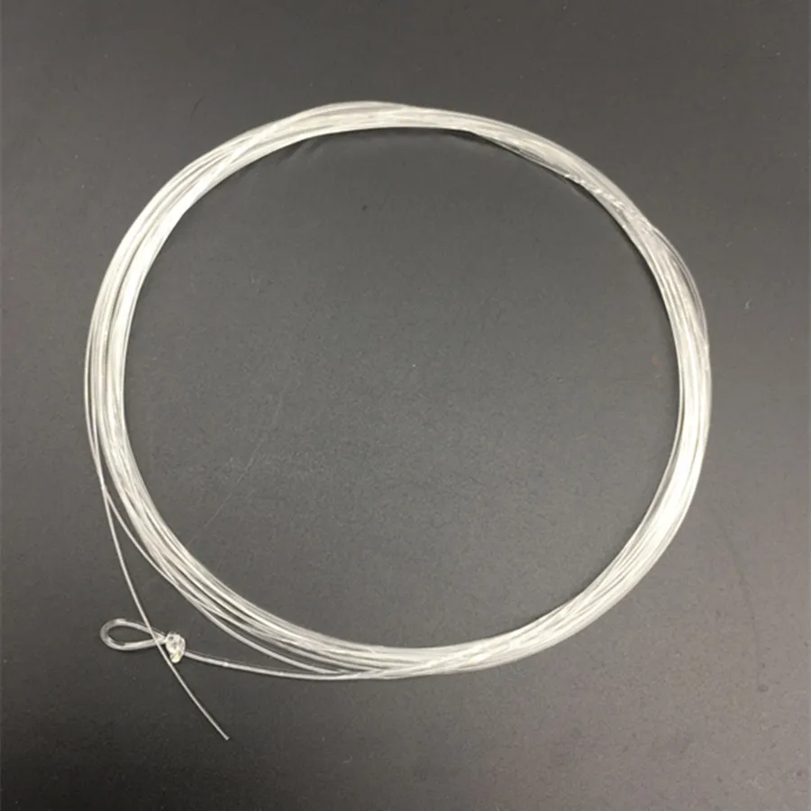 10 Pcs 9Ft اللفاع خط يحلق نهاية مدبب زعيم مع حلقة سلك صنارة صيد السمك بذبابة الصيد الصناعية 0X-7X النايلون يطير الصيد زعيم حلقة واضحة