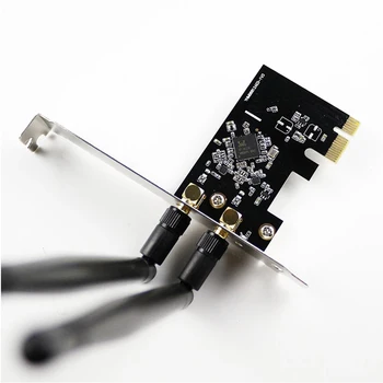 

PCI Express Wireless Adapter 1200Mbps 2.4/5GHz 802.11AC Dual-Band Wireless PCI-E WiFi network card 2*6dBi Antennas