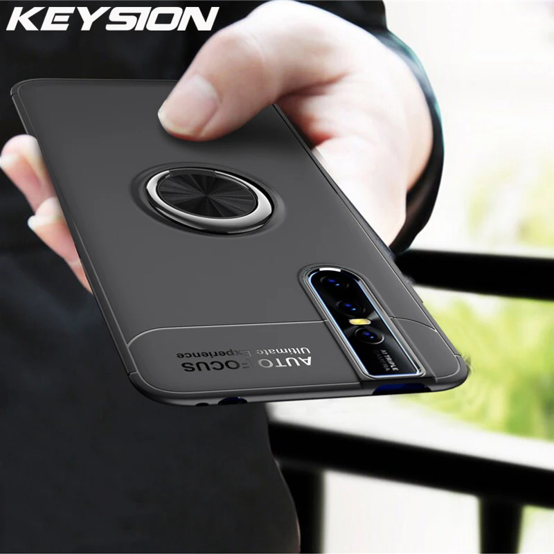 Металлическая задняя крышка KEYSION для телефона VIVO V15 Pro Матовая Мягкая силиконовая