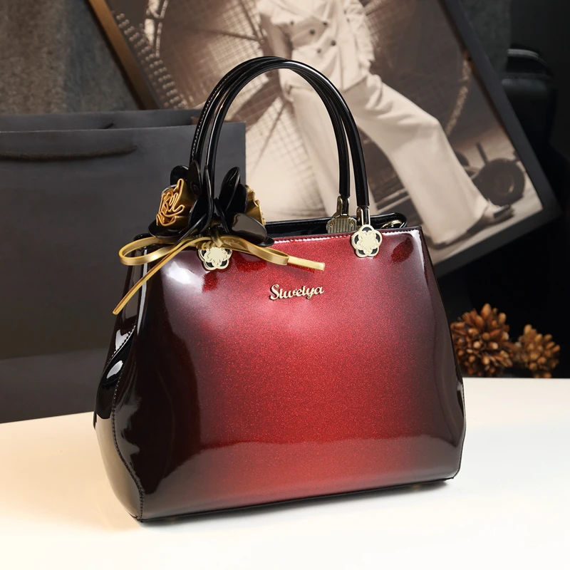 

2019 newest top handle bags for women leather handbag famous brand shoulder messenger bag high quality ladies office work clutch