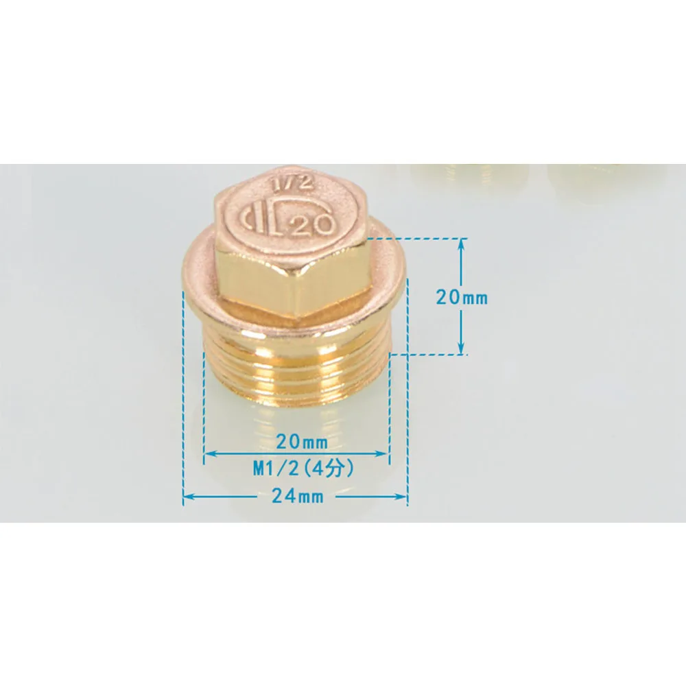 Brass cap plug-3