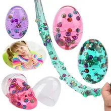 Яйцо мягкие слизь Ароматические стресса Игрушечные лошадки детский подарок пластилина обучения Игрушечные лошадки цвет случайным