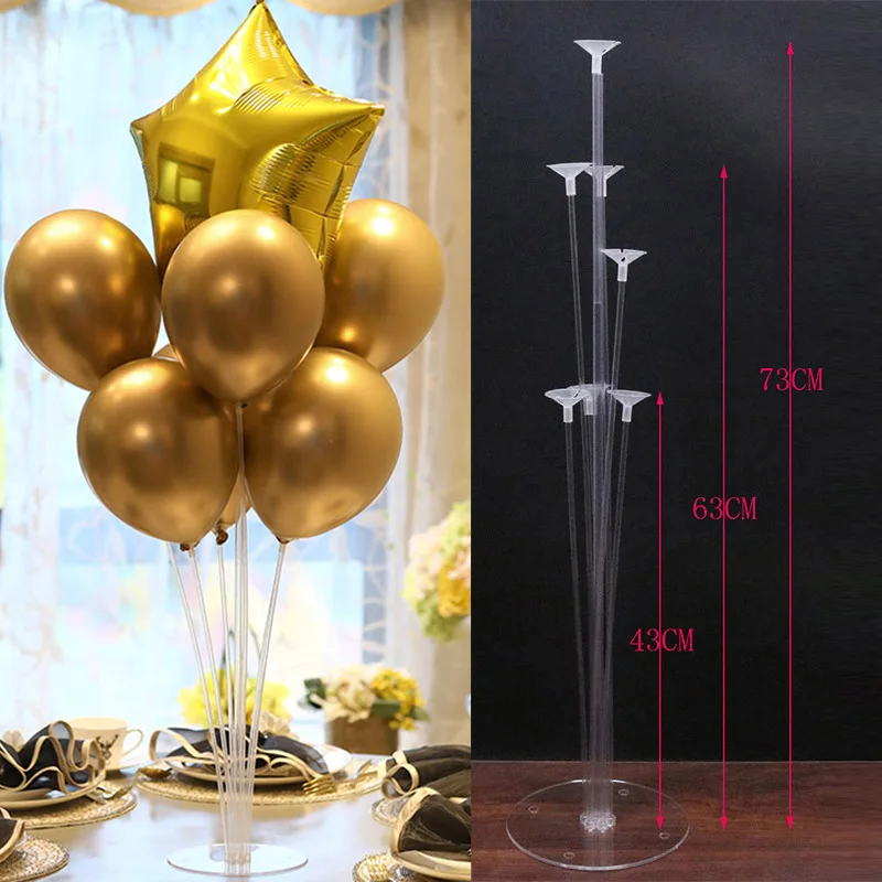 1 комплект воздушные шары колонна-подставка стенд Арка день рождения конфетти для вечеринки воздушные шары с держатели Свадебные украшения держатель для шарика
