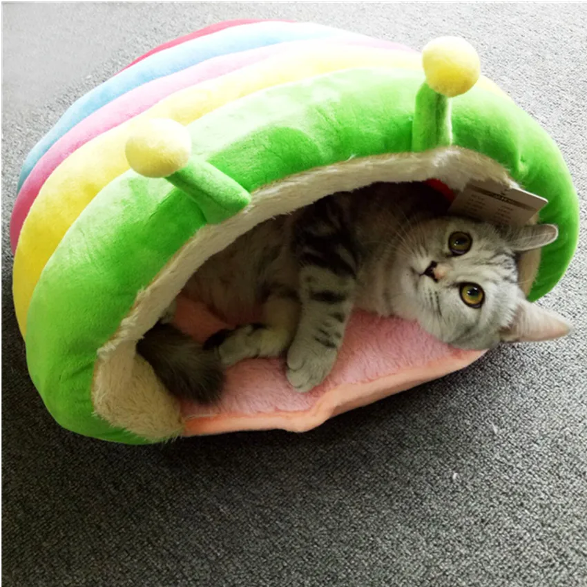 Pet Supplies Cat Bed For Cats Dogs Rainbow Nest Warm Sofas kennel