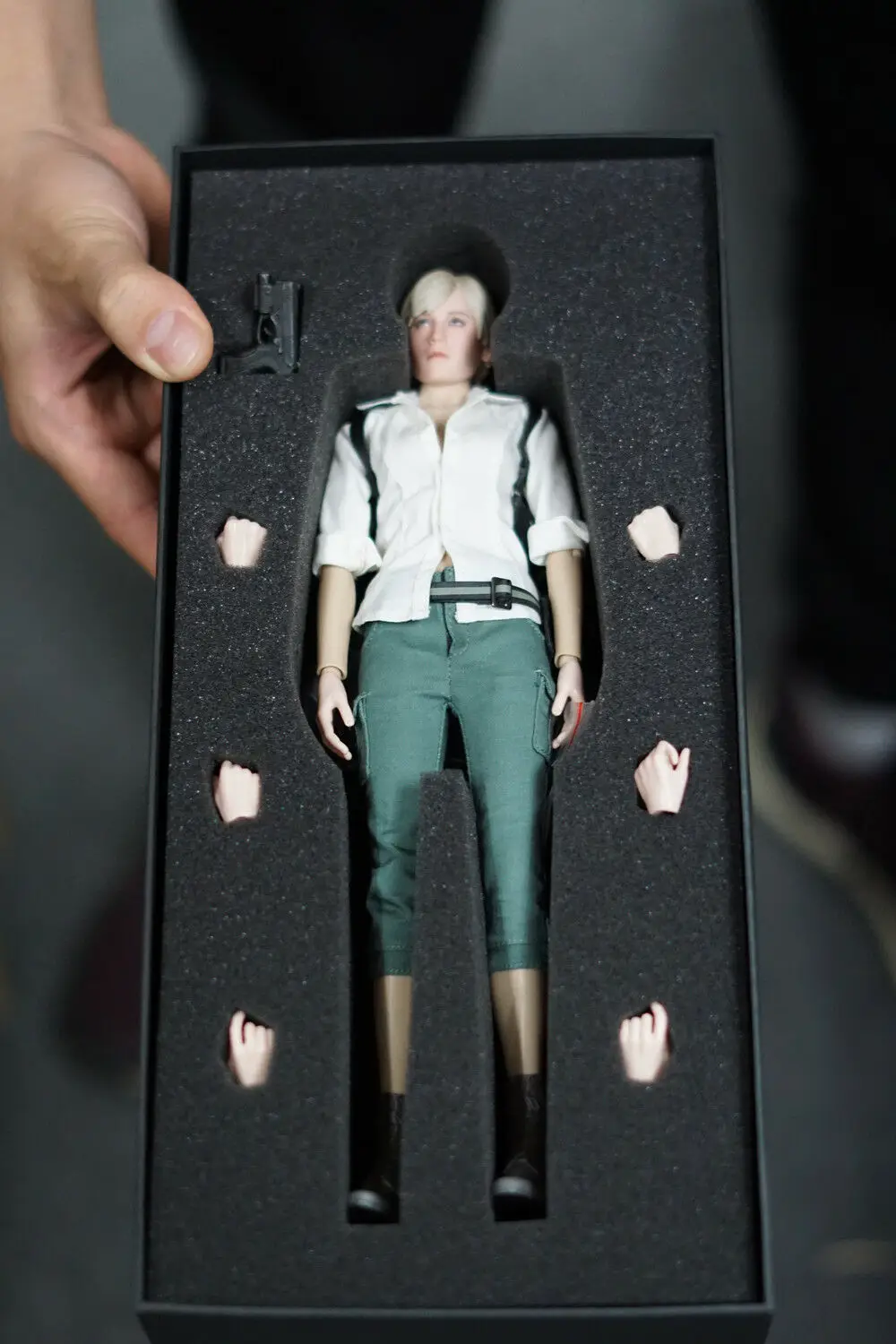 

1/6 Collectible Full Set 12 inches FS017 Resident Evil 6 Sydney Birkin Platinum Removeable Action Figure Model for Fans Gifts