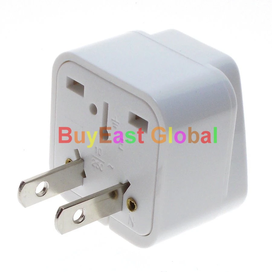 (1 PC) Universal to Japan, USA, Canada 2 Pin Electrical Plug Adapter