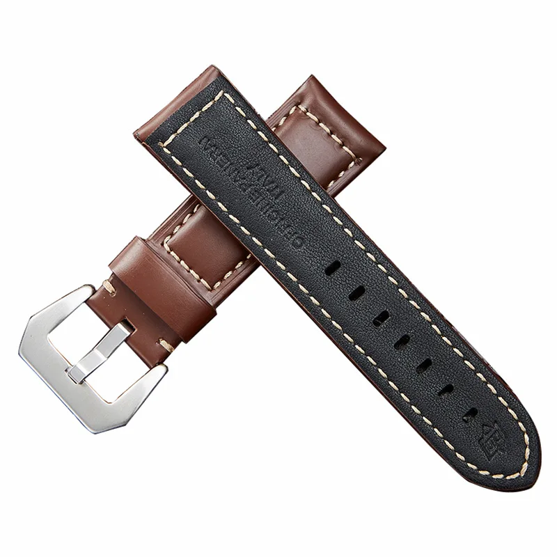 

New leather strap bright leather import smooth surface of cowhide 20 22 24 26MM