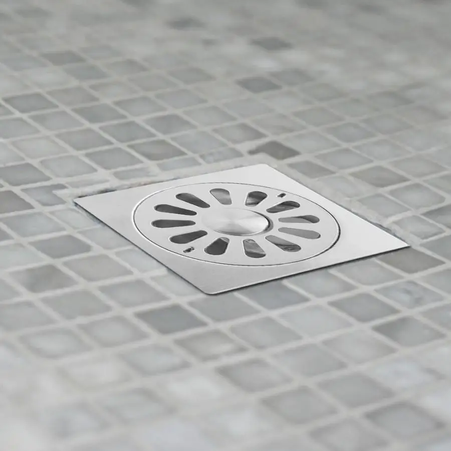 

Anti-corrosion Square Floor Drain Stainless Steel Washing Machine Drainer Hair Catcher Stopper Bathroom Shower Accessories