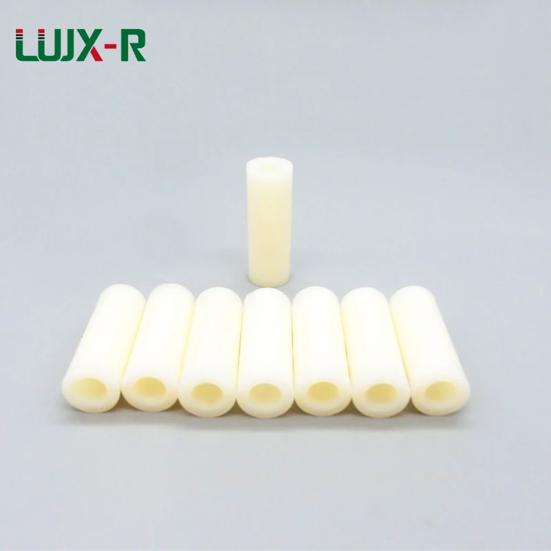 

LUJX-R M5 Spacer OD9mm ID5.2mm Hollow Non-Threaded Spacer Plastic Washer ABS Round Spacer Cylinder O Type Round Standoff Spacers