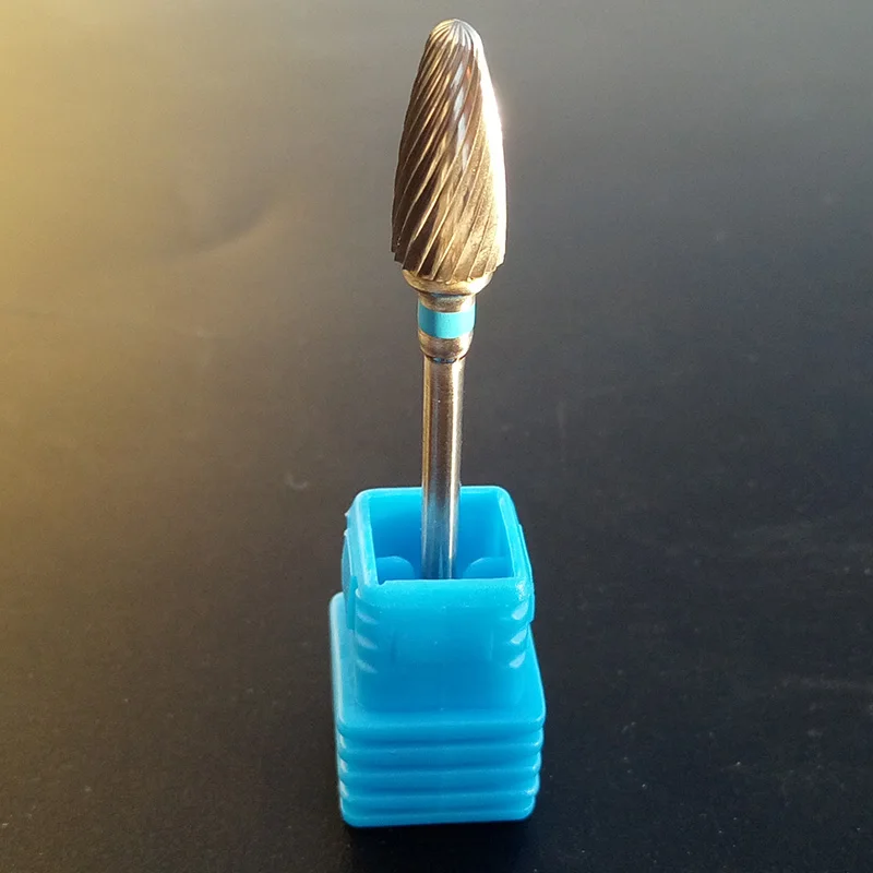 Broca do Unha para Unhas Bit de Segurança e Cônico Livre Lote Maior Qualidade Barril Bit Carboneto Manicure Máquina Ferramentas 101001blu 10 Pçs - 6 Cheap Equipamento de unhas artísticas