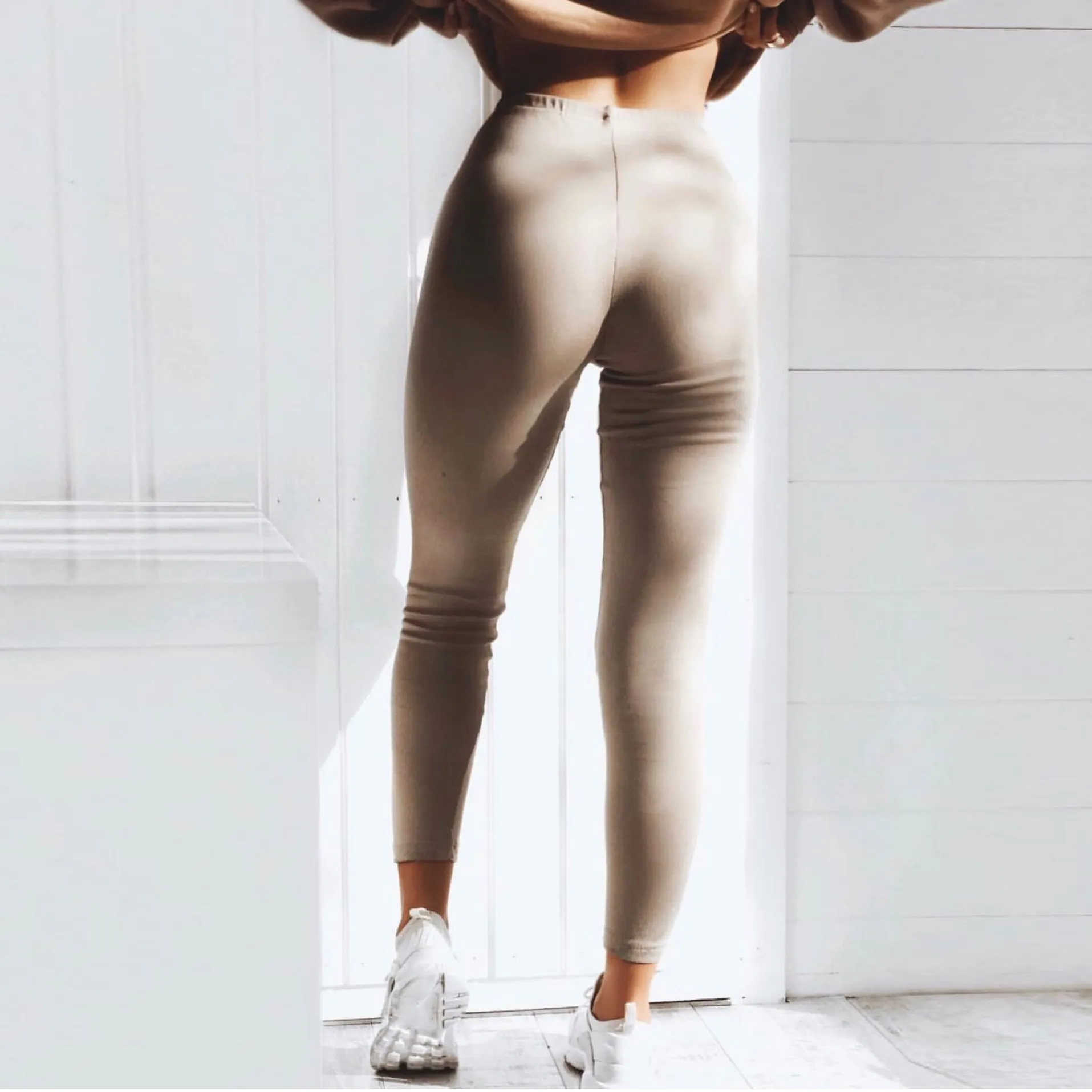 

High Waist Leggings For Women Solid Push Up leggings Athletic Sweat Pants Sportswear Fitness leggings