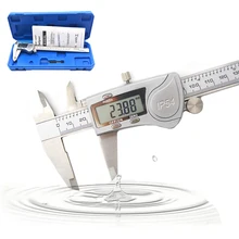 Waterproof IP54 vernier caliper measuring tool micrometer stainless steel electronic LCD digital display caliper 0 200mm stainless steel electronic digital caliper depth vernier caliper micrometer measuring tools ip54 waterproof