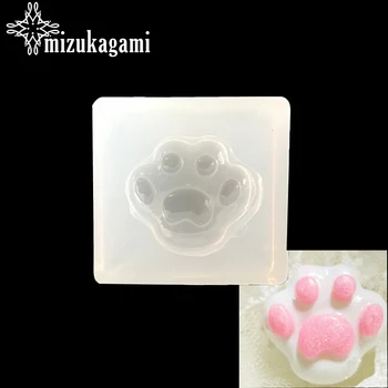 

UV Resin Jewelry Liquid Silicone Mold Bear Paw Shaped Silicone Animal Paw Resin Molds For DIY Pendant Charms Making Jewelry