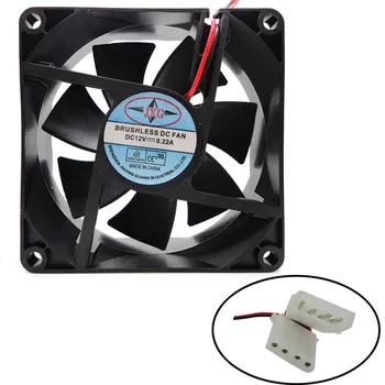 

1pcs 80X80X25MM 12V 4Pin DC Brushless PC Computer Case Cooling Fan 1800PRM July06#2 Dropship