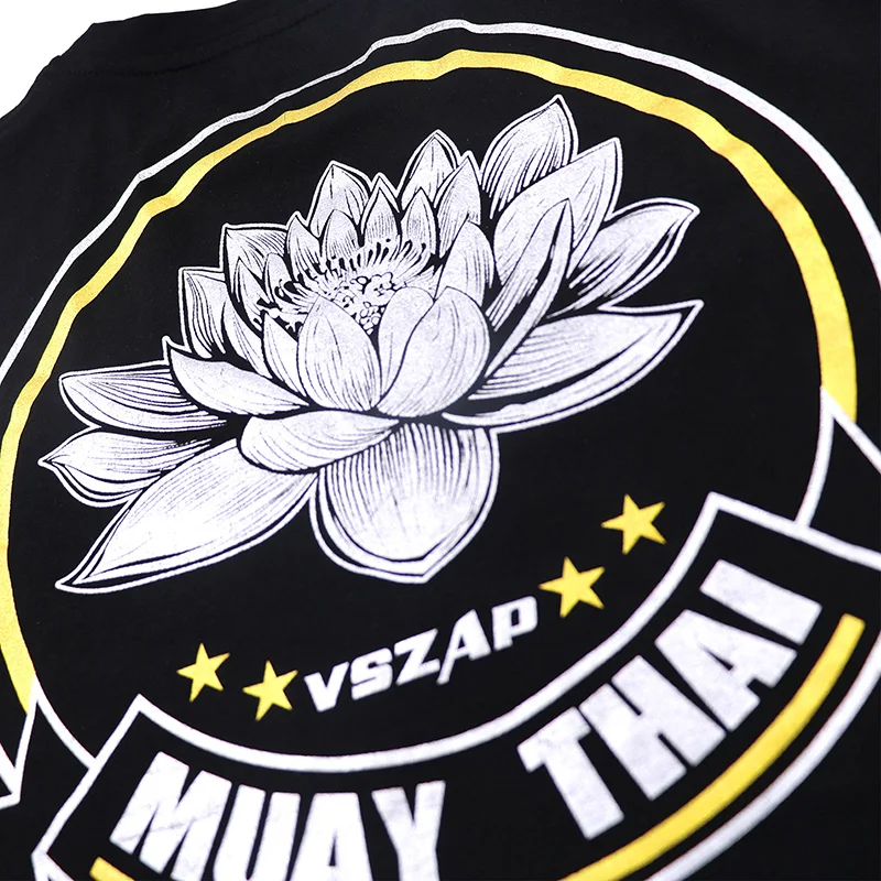 Боксерская футболка VSZAP Kirin для мужчин MMA тренажерный зал кикбоксинг тренировка