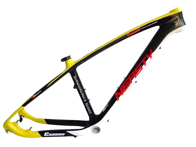 Cheap Multi-Color 100% Carbon MTB Frame Bicycle Frame 26er 29er 16.5/19/21 inch  Chinese Factory