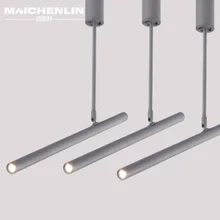 Черные поворотные прожекторы с корпусом алюминиевой трубки 30 мм, длина 60 см, наклон вверх вниз, регулируемый луч