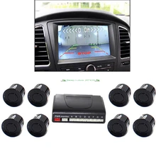 Parktronics Auto sensori di parcheggio 4/6/8 Radar di Allarme Sonda rivelatore RCA Video Sistema Mostra Distanza Immagine di Assistenza