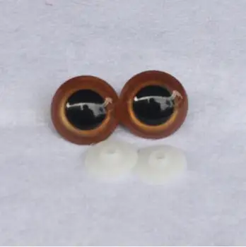 

wholesale 12mm Doll handmade DIY gold toy eyes bear animal mannequin accessories Zodiac teddy bear eyes from tiger 4pc/lot C328