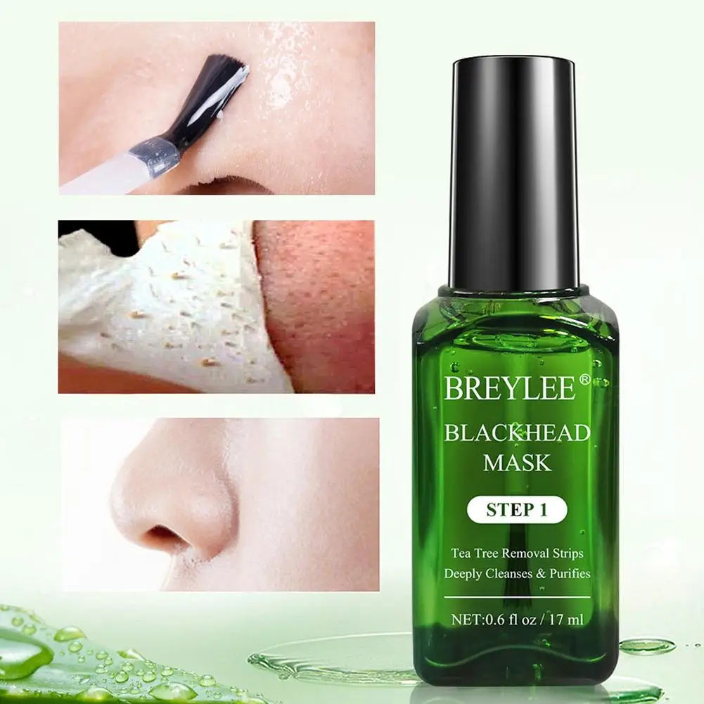

Black Haed Remover Liquid Skin Care Remove Black Nose Nasal Membrane 17ML With 100PCS Nasal Membrane Paper
