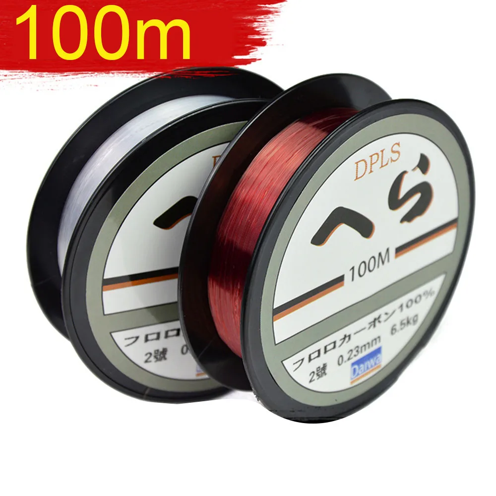 100 متر فلوريد خطوط الصيد النايلون multifilament خط الصيد المكمن بركة ستريم الكارب الصيد