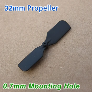 

32mm, 0.7mm Mounting Hole Propeller, General Helicopter Tail Rotor, Coreless Fan, Motor Parts