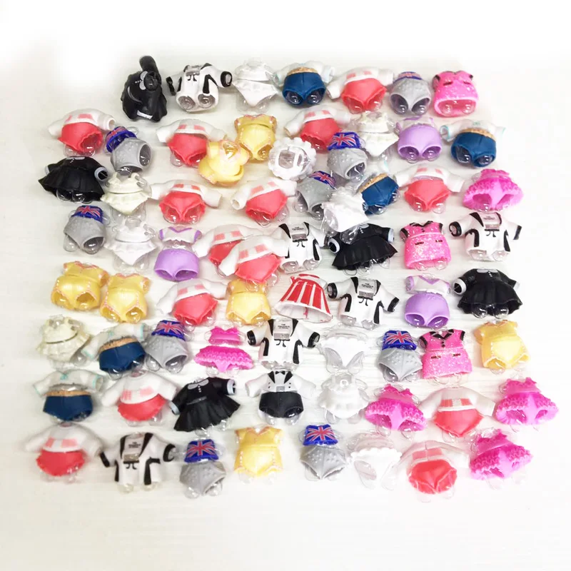 

5-10pcs/Set Different Original LoL Doll Clothes Set for Girls Toy Cute DIY Accessories for Baby Plastic Sister Dolls Random Send