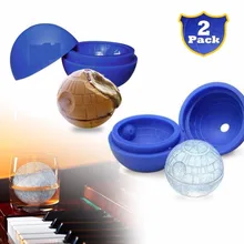 2 шт./компл. ледяной шар чайник Плесень-силикон для льда для Звездные войны для влюбленных-льда круглый шар сферы для охлаждения напитков