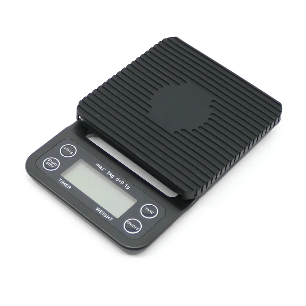 3kg 0.1g Weighing Timing Electronic Scales Drip Digital Coffee Scale with Timerin Kitchen