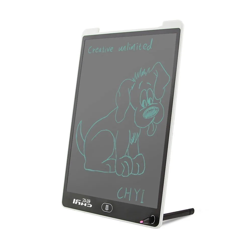 CHYI 12 ''lcd графический планшет для письма 12 дюймов цифровая доска для рисования Epaper беспроводная сенсорная панель Magic Trackpad Pad с стилусом - Цвет: Белый