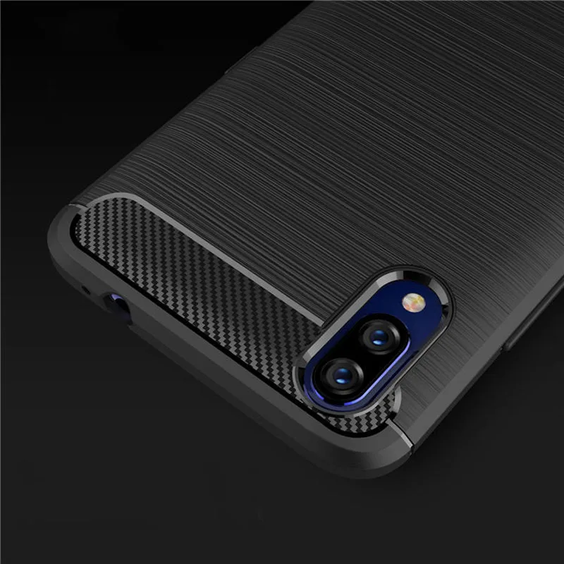 Текстурированный силиконовый чехол из углеродного волокна для Vivo X23, мужской деловой стиль для Vivo X 23 VivoX23 V1809A, чехол для мобильного телефона