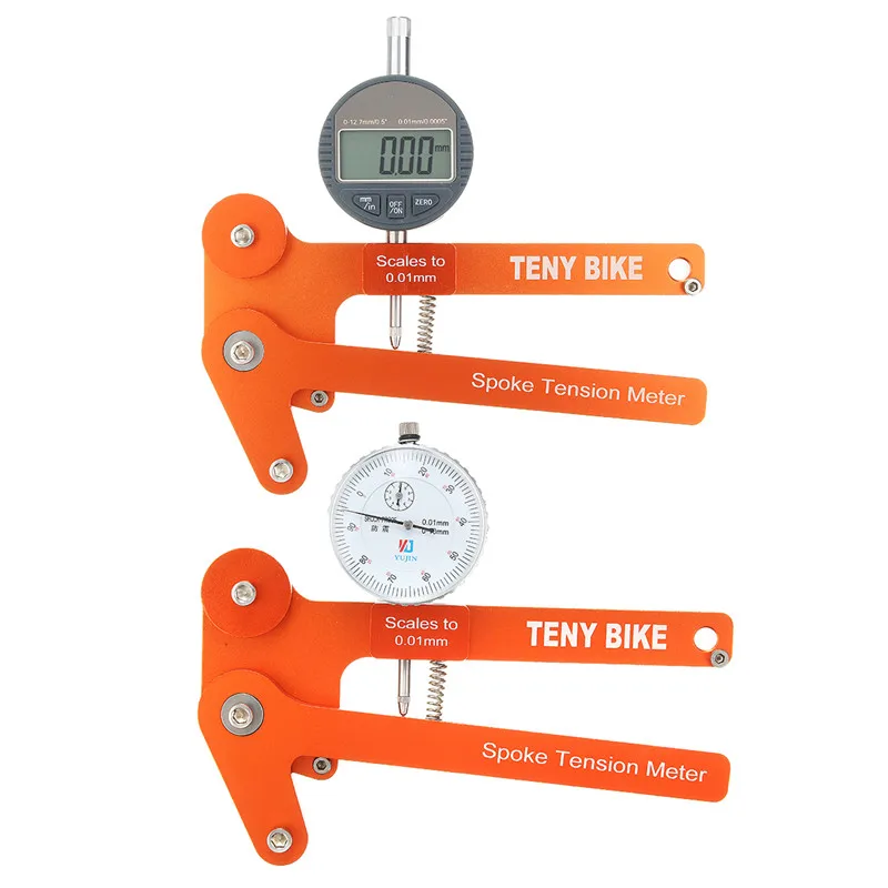 

New Arrival Digital Scale 0.01mm Bike Indicator Attrezi Meter Tensiometer Bicycle Spoke Tension Wheel Builders Tool