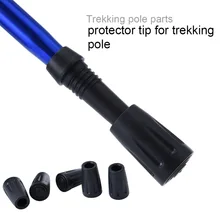 2 шт./лот Пеший Туризм замена полюса советы круглой формы Шапки восхождение Стик Поход полюс прочный установки компонента часть Аксессуар