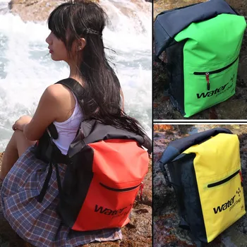 

Waterproof, wear-resistant, durable and PVC mesh folder 25L large-capacity folding backpack