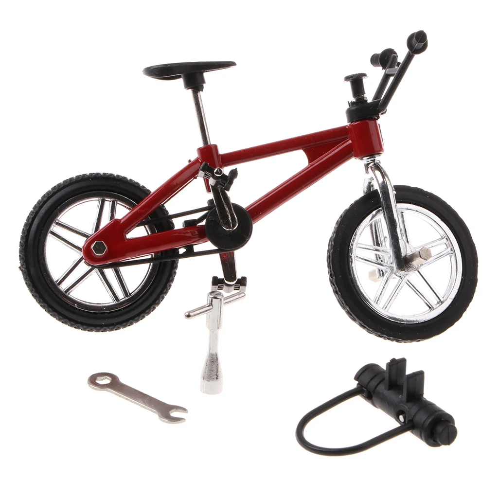 1:24 Miniature Alloy Finger Bike Mountain Bicycle Diecast Vehicle  Model Desk Gadget Toy