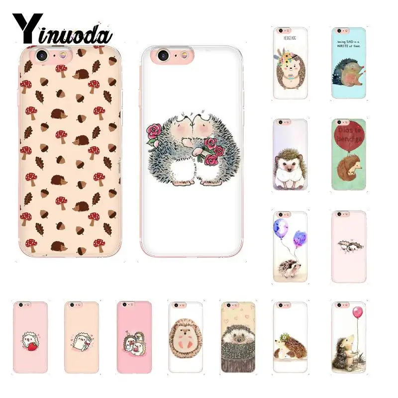 

Yinuoda Cartoon hedgehog aesthetic popular cute Phone Cover for iPhone6S 6plus 7 7plus 8 8Plus X XsMAX 5 5S XR 11 11pro 11promax