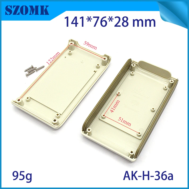 szomk handheld plastic box for electronics project plastic enclosure for electronics plastic case custom device box equipment enclosure housing instrument case with braket  (15)