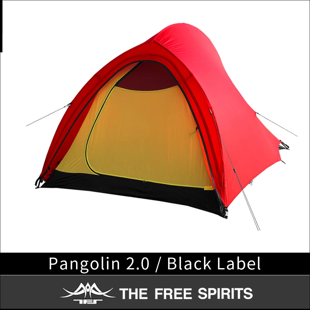 Духи Pangolin2.0 палатка 20D нейлон силиконовое покрытие 2 человек Открытый Туризм Сверхлегкий Палатка 3 Сезона Палатка