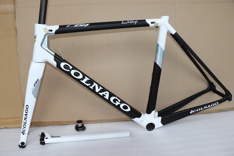 Черный белый T1100 3K матовый-глянцевый черный красный Colnago C64 карбоновая рама для дорожного велосипеда с 6 цветами на выбор